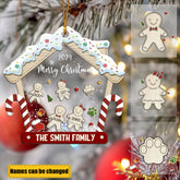 Personalized Family Journey Home Acrylic Ornament – Custom Christmas Gift for Family Members